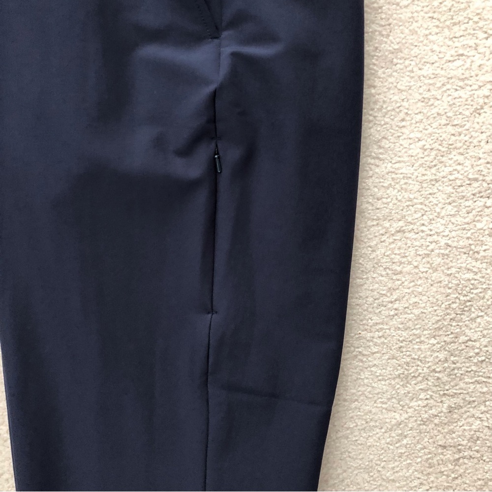 Men's Casual Pants In Navy Blue - Picture 4 of 9